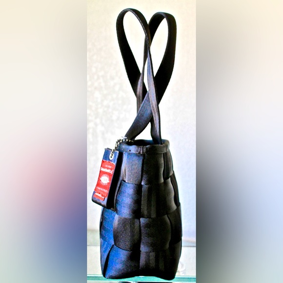 HARVEY’S SEATBELT BAG BLACK ORIGINAL 7 BY 11 VINTAGE - Picture 3 of 6